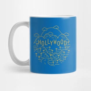 Hollywood - Golden State Yellow Mug